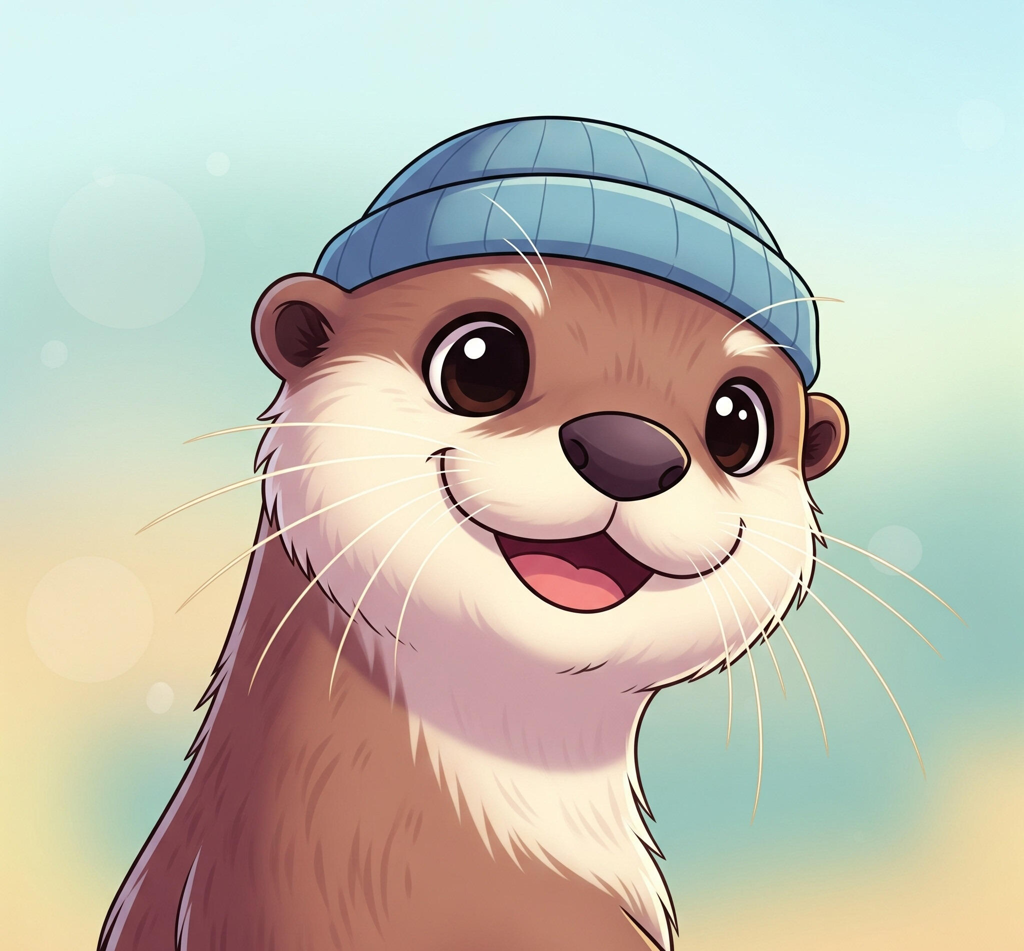 Ommu Picture of Ommu the Otter, an AI mental health chatbot for Singaporean youth.